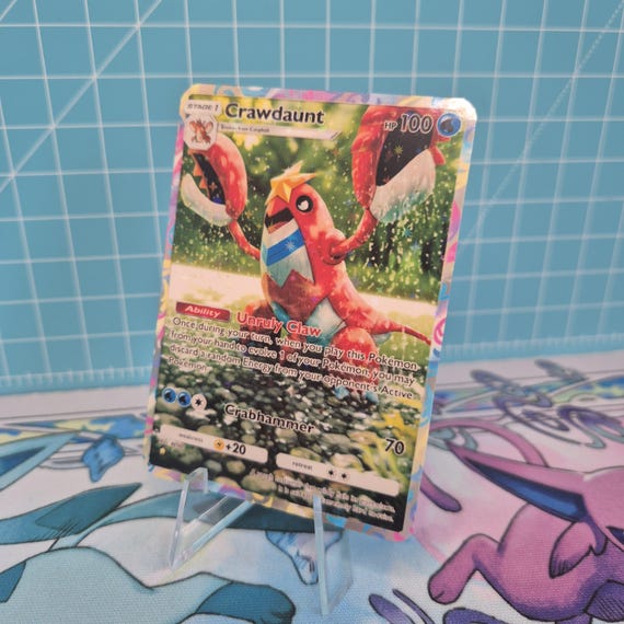 Crawdaunt A4b / Deluxe Pack EX / Pokemon Tcg Quality Custom Card - Etsy Crawdaunt A4b / Deluxe Pack EX / Pokemon Tcg Quality Custom Card - Etsy
