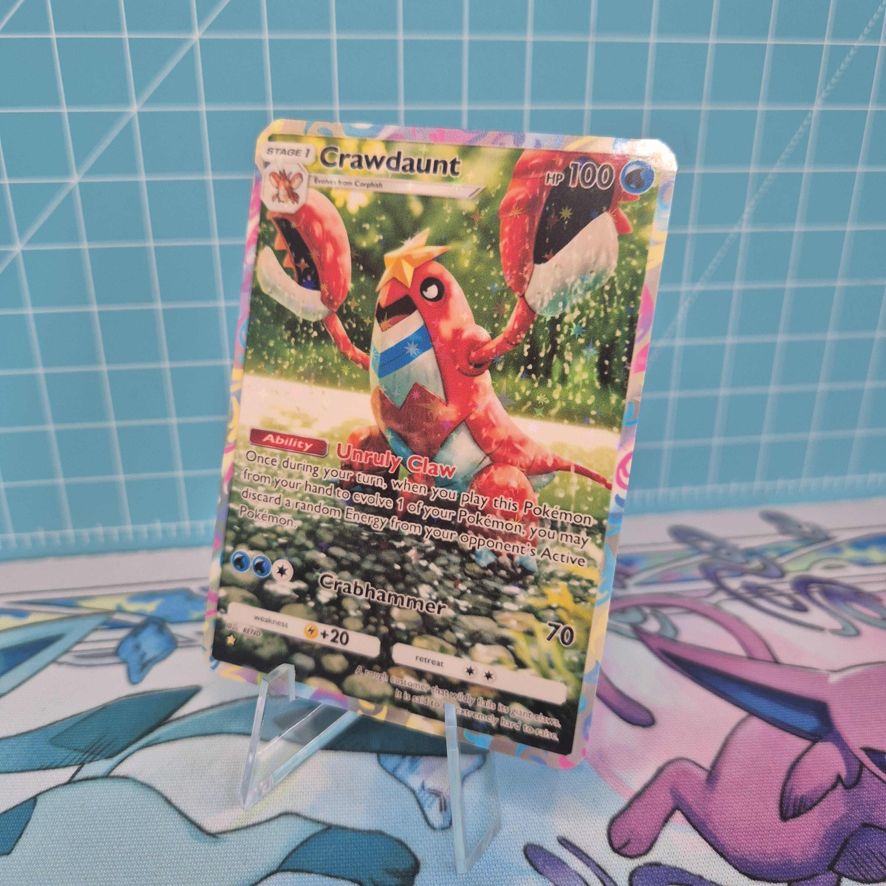 Crawdaunt A4b / Deluxe Pack EX / Pokemon Tcg Quality Custom Card - Etsy