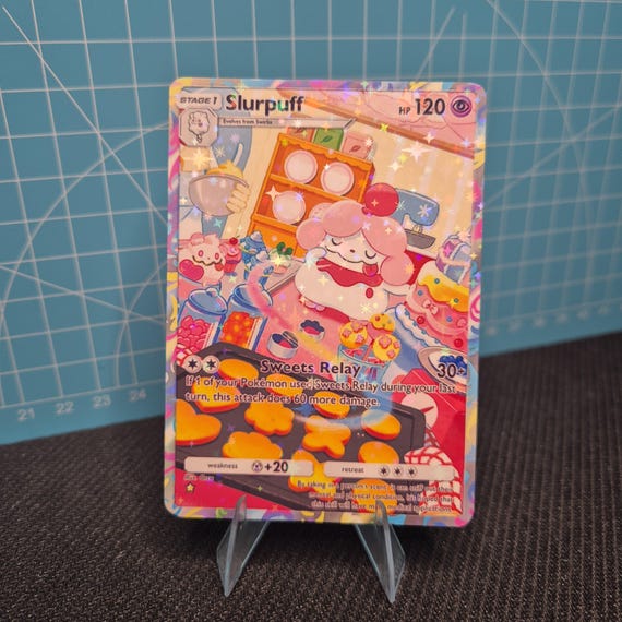 Slurpuff A4b / Deluxe Pack EX / Pokemon tcg quality custom Card Slurpuff A4b / Deluxe Pack EX / Pokemon tcg quality custom Card