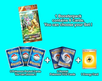 pokemon pocket 6 card pack Amazon.com: Ampleer Booster Pack Storage Binder, 6 Pocket Sleeves Hold 60  Sealed Card Packs for TCG MTG Display Collection (Purple) : Toys & Games main image 1