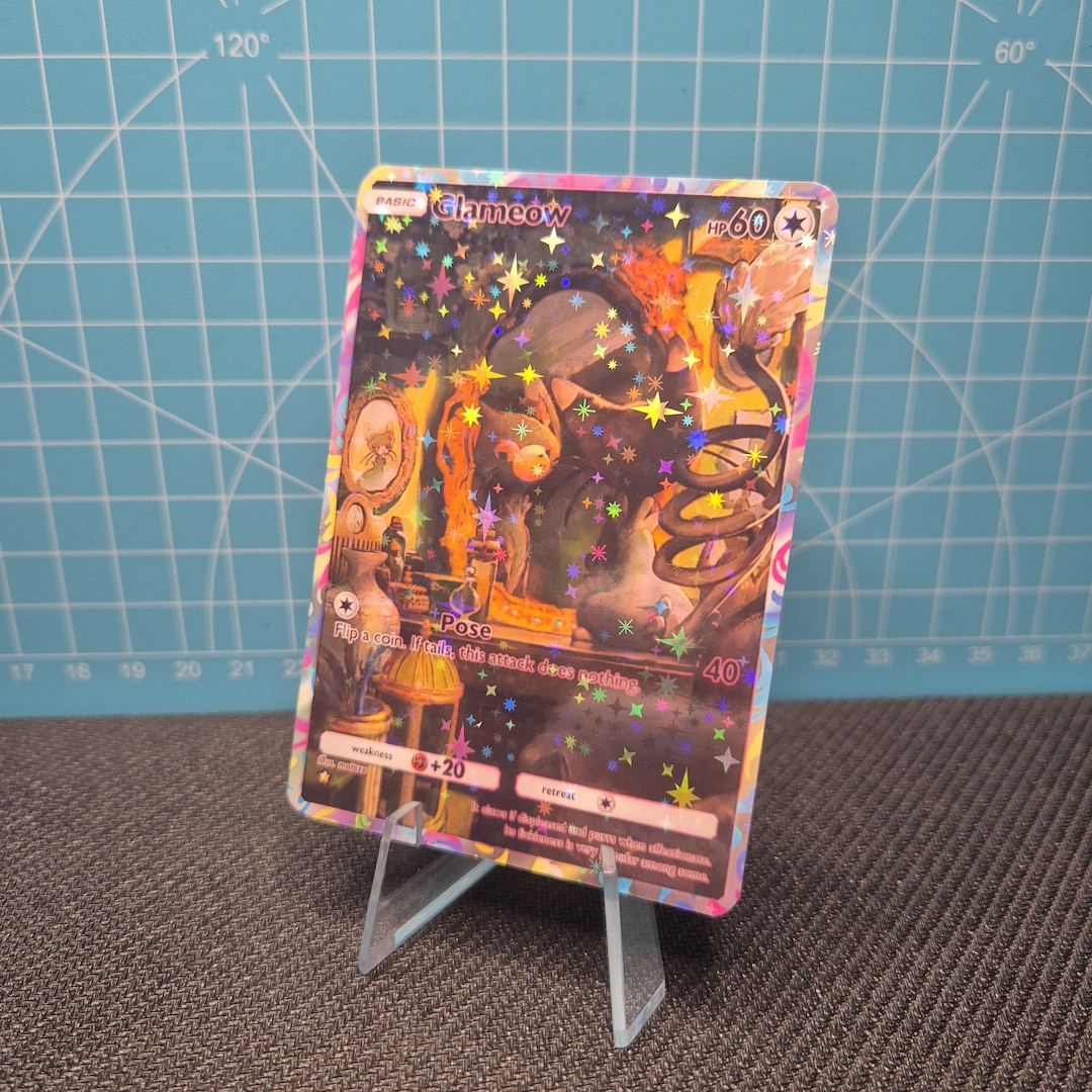 Glameow A2 178 / Space-time Smackdown / Pokemon Tcg Quality Custom Card -  Etsy