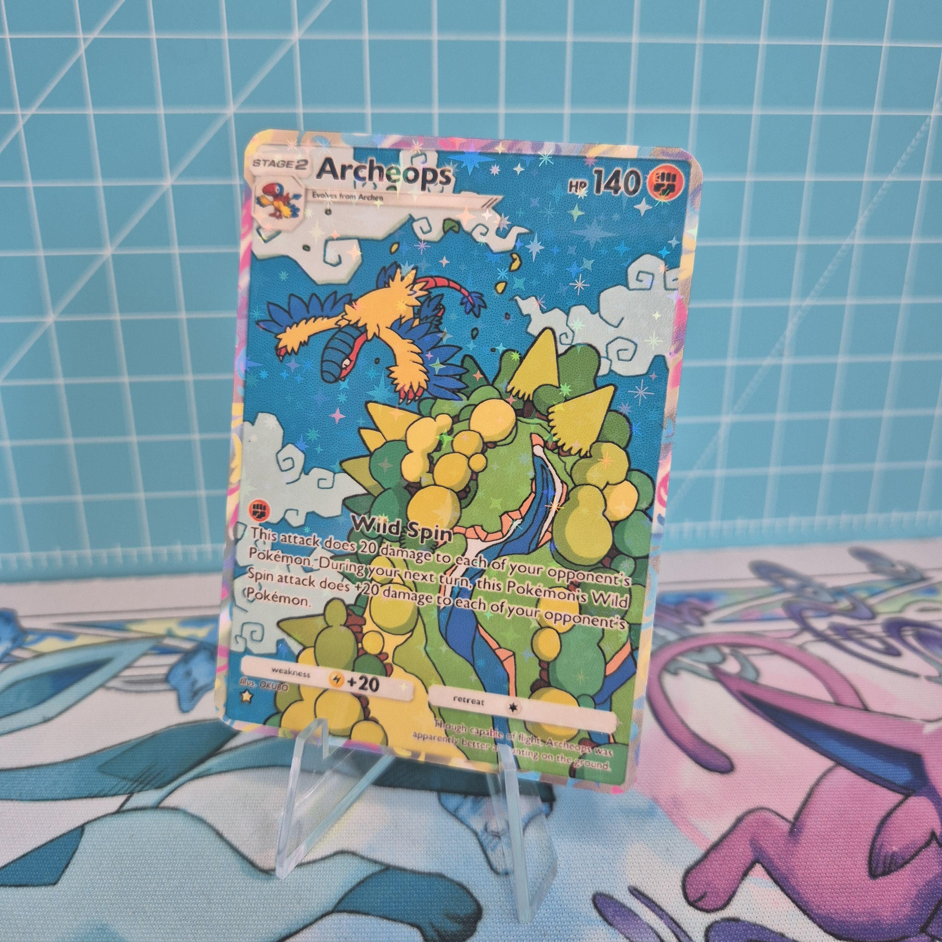 Archeops B1 / Mega Rising / Pokemon Tcg Quality Custom Card - Etsy Archeops B1 / Mega Rising / Pokemon Tcg Quality Custom Card - Etsy