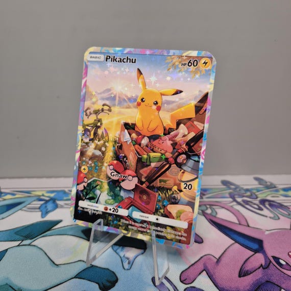 Pikachu Promo-a 9 / Promo-a / Pokemon Tcg Quality Custom Card - Etsy