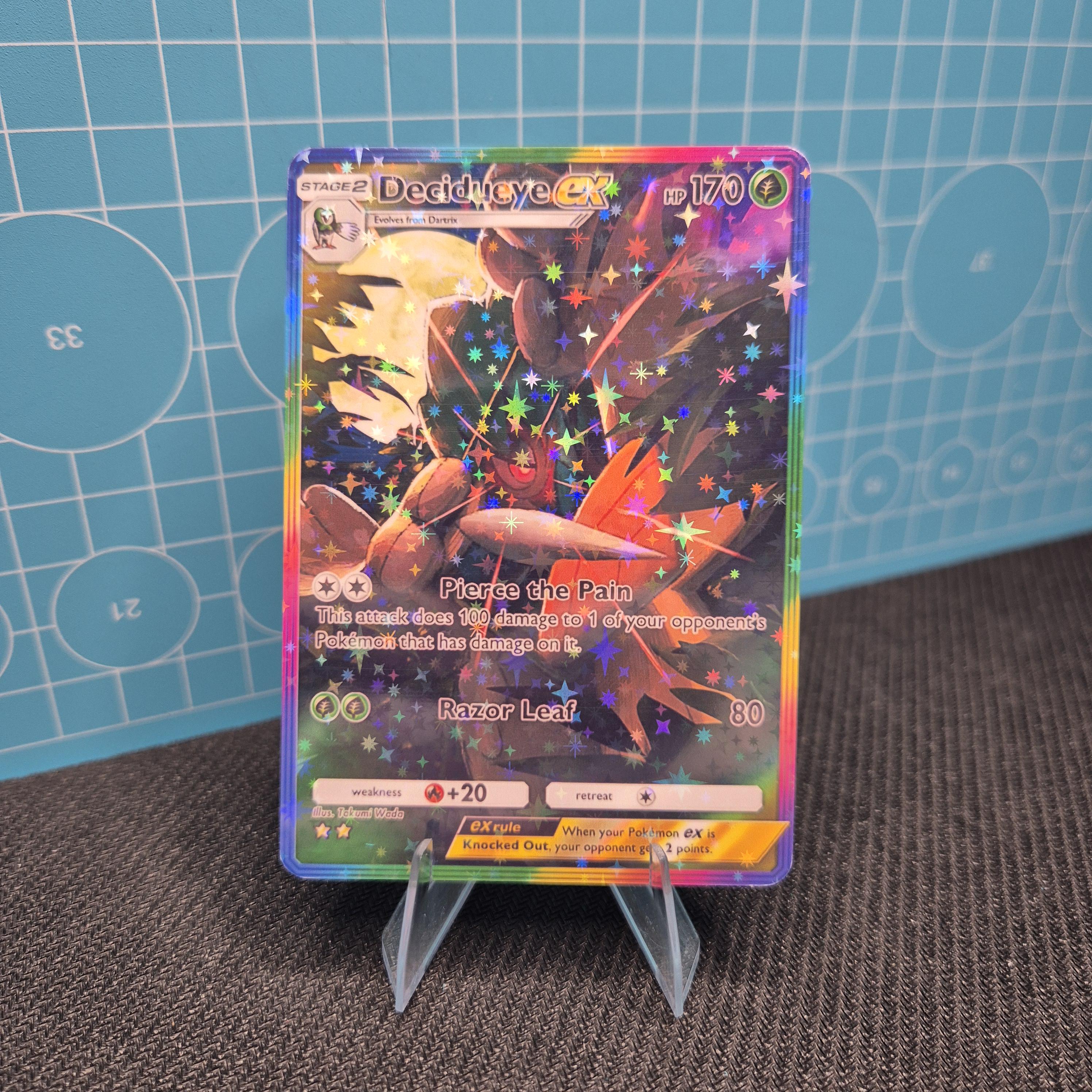 decidueye pokemon card Decidueye ex 012/088 Double Rare ME03: Perfect Order NM