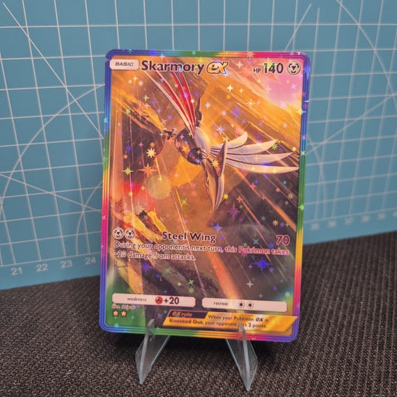 Skarmory EX A4 209 / Wisdom of Sea and Sky / Pokemon Tcg Quality Custom Card - Etsy Skarmory EX A4 209 / Wisdom of Sea and Sky / Pokemon Tcg Quality Custom Card - Etsy