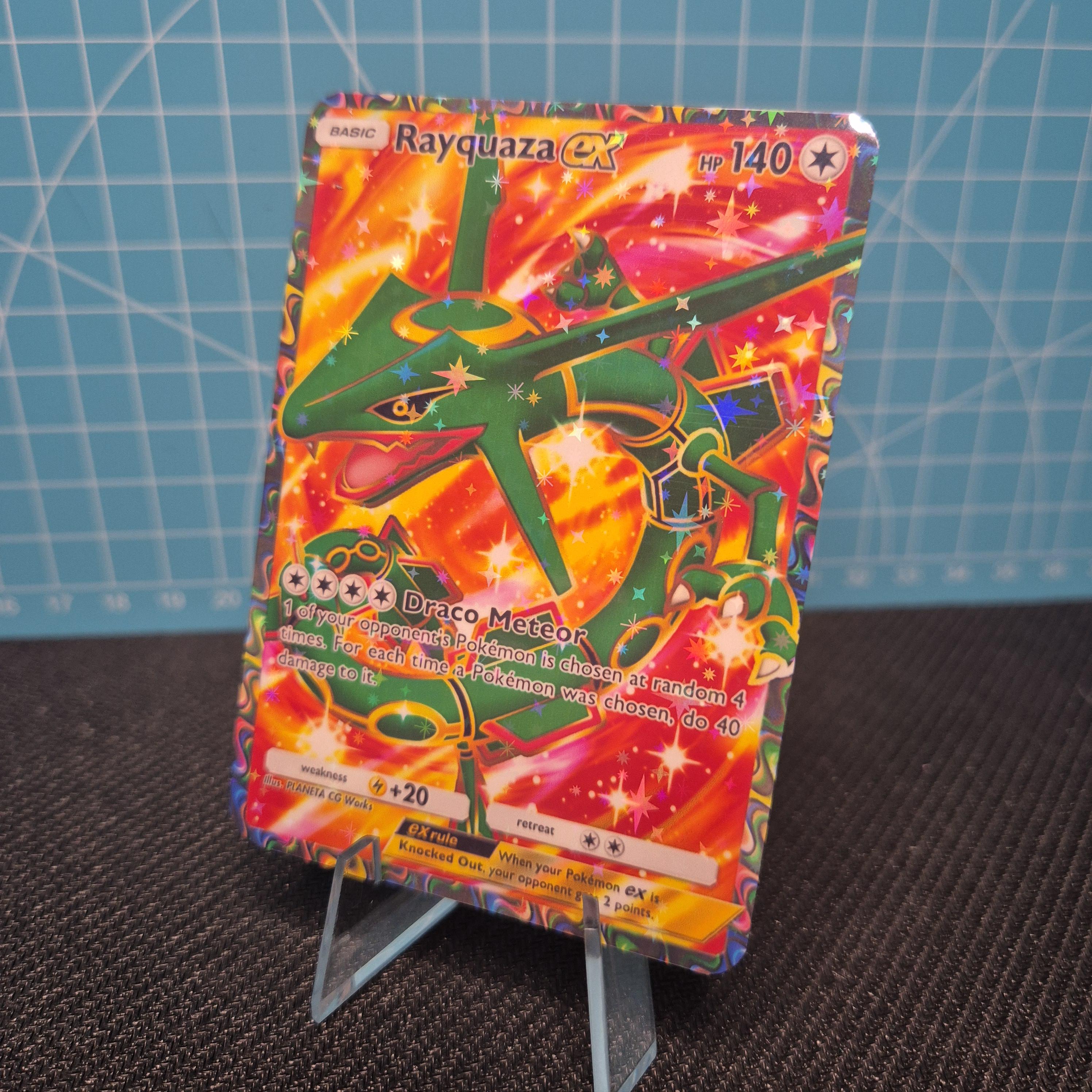 Rayquaza EX Promo-a / Promo-a / Pokemon Tcg Quality Custom Card - Etsy  Israel