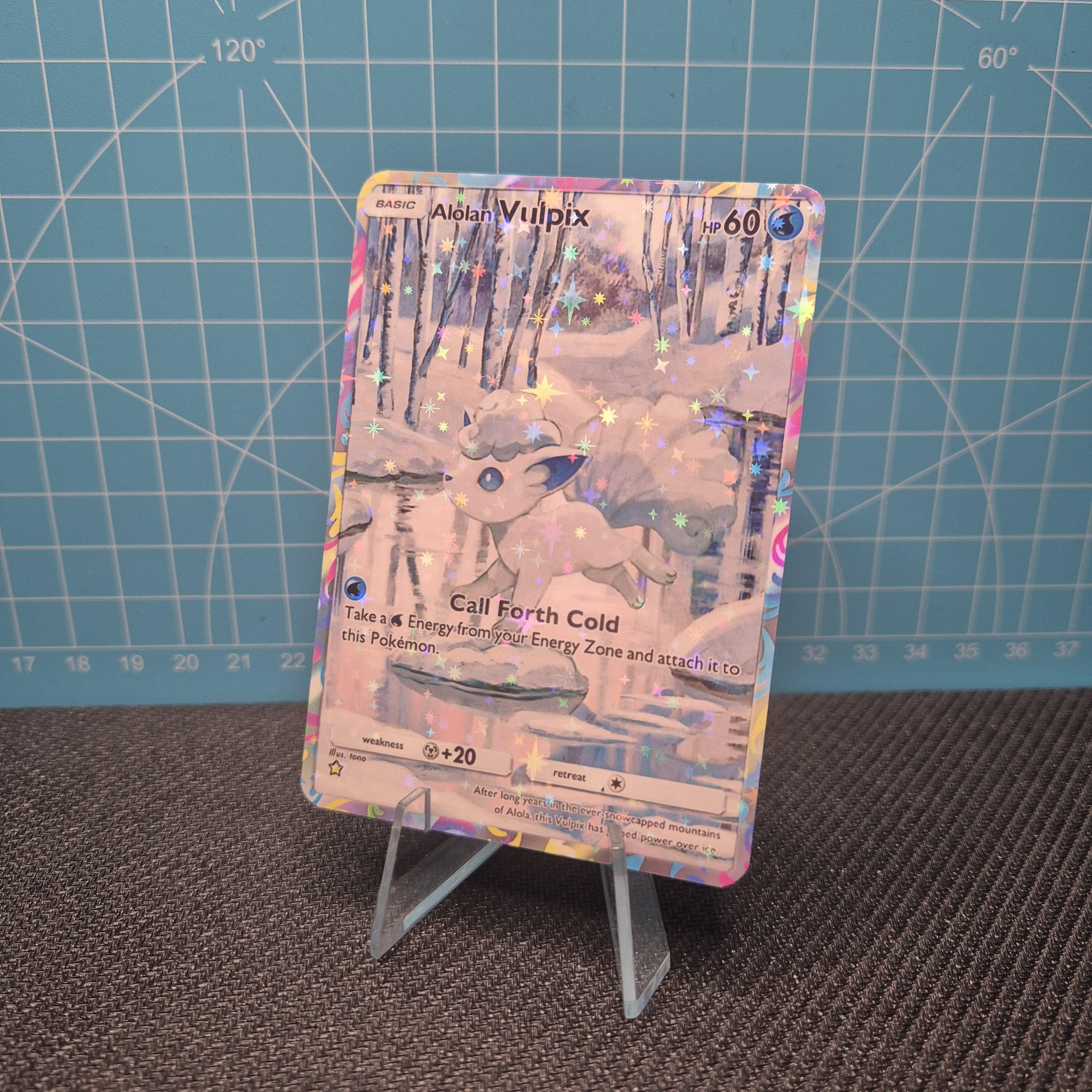 vulpix card binder Alolan Vulpix A3 162 / Celestial Guardians / Pokemon tcg quality custom Card