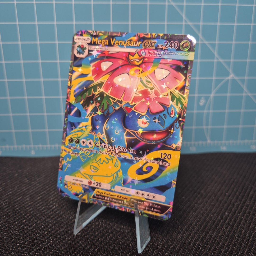 Mega Venusaur EX B1a / Crimson Blaze / Pokemon Tcg Quality Custom Card - Etsy Mega Venusaur EX B1a / Crimson Blaze / Pokemon Tcg Quality Custom Card - Etsy