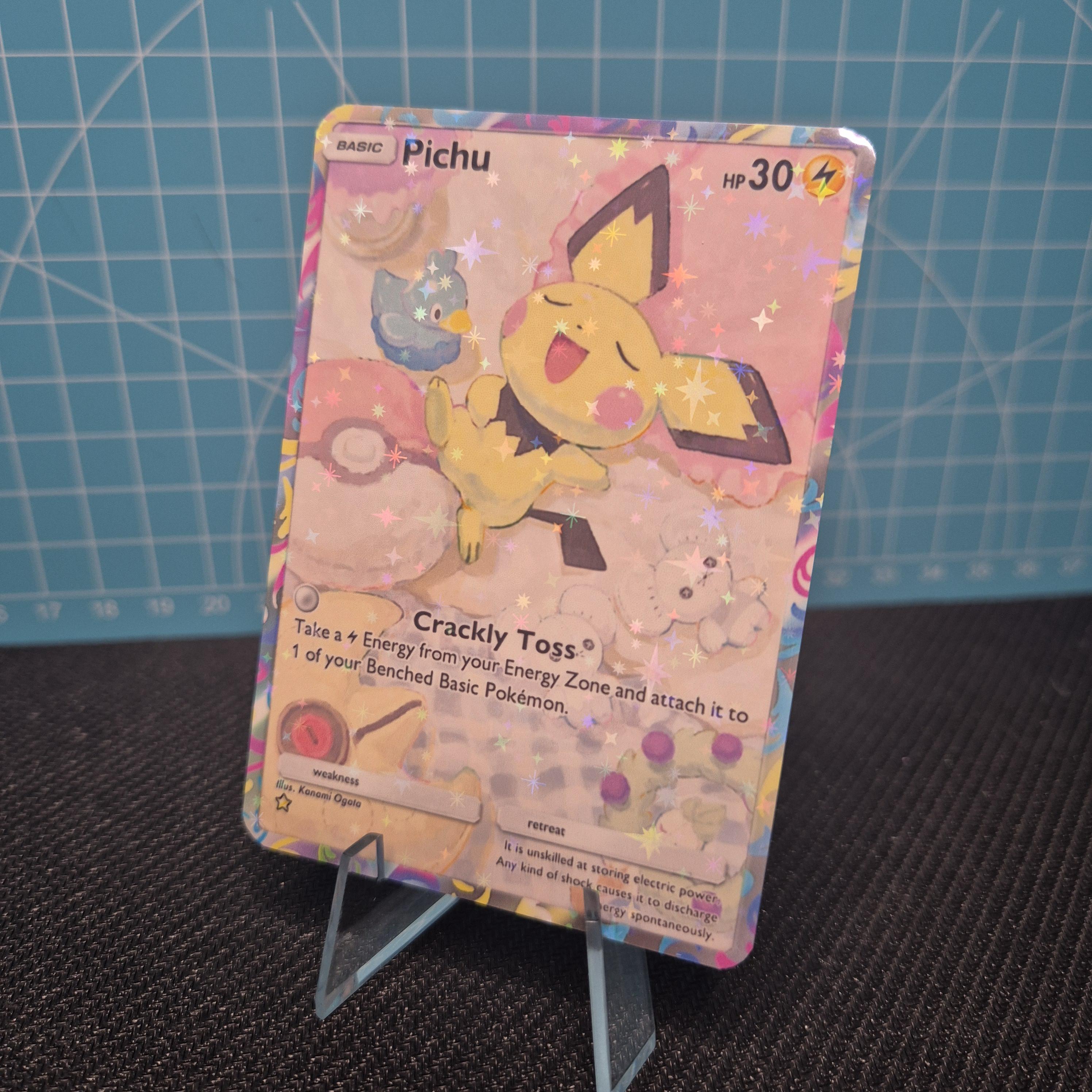 Pichu A4 171 / Wisdom of Sea and Sky / Pokemon Tcg Quality Custom Card -  Etsy Canada