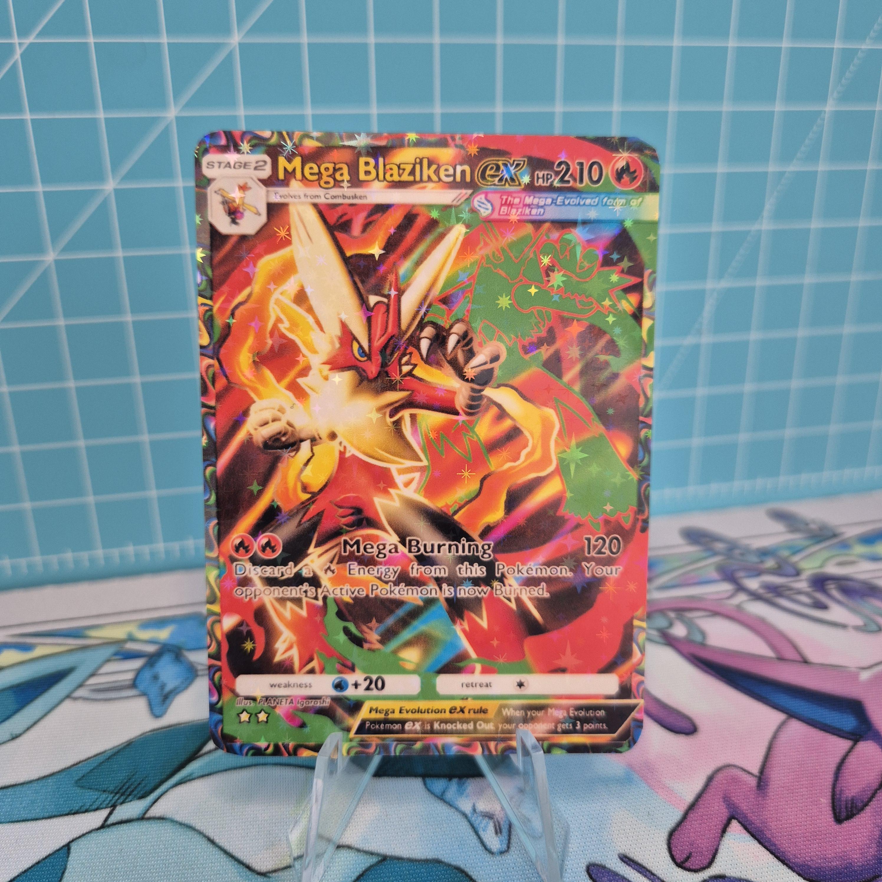 Mega Blaziken EX B1 / Mega Rising / Pokemon tcg quality custom Card Mega Blaziken EX B1 / Mega Rising / Pokemon tcg quality custom Card