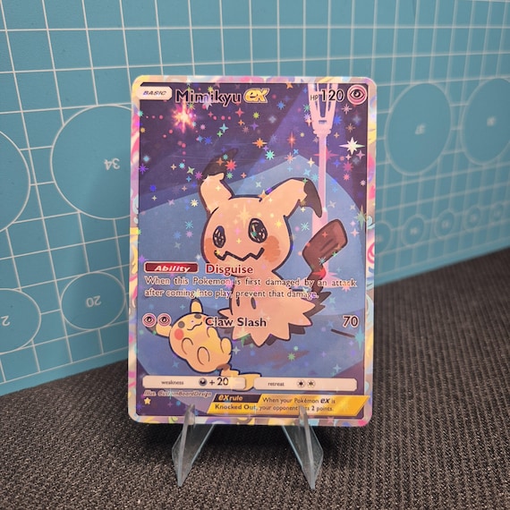 shiny mimikyu pokemon card Mimikyu EX / Custom Card / Pokemon Tcg Quality Custom Card