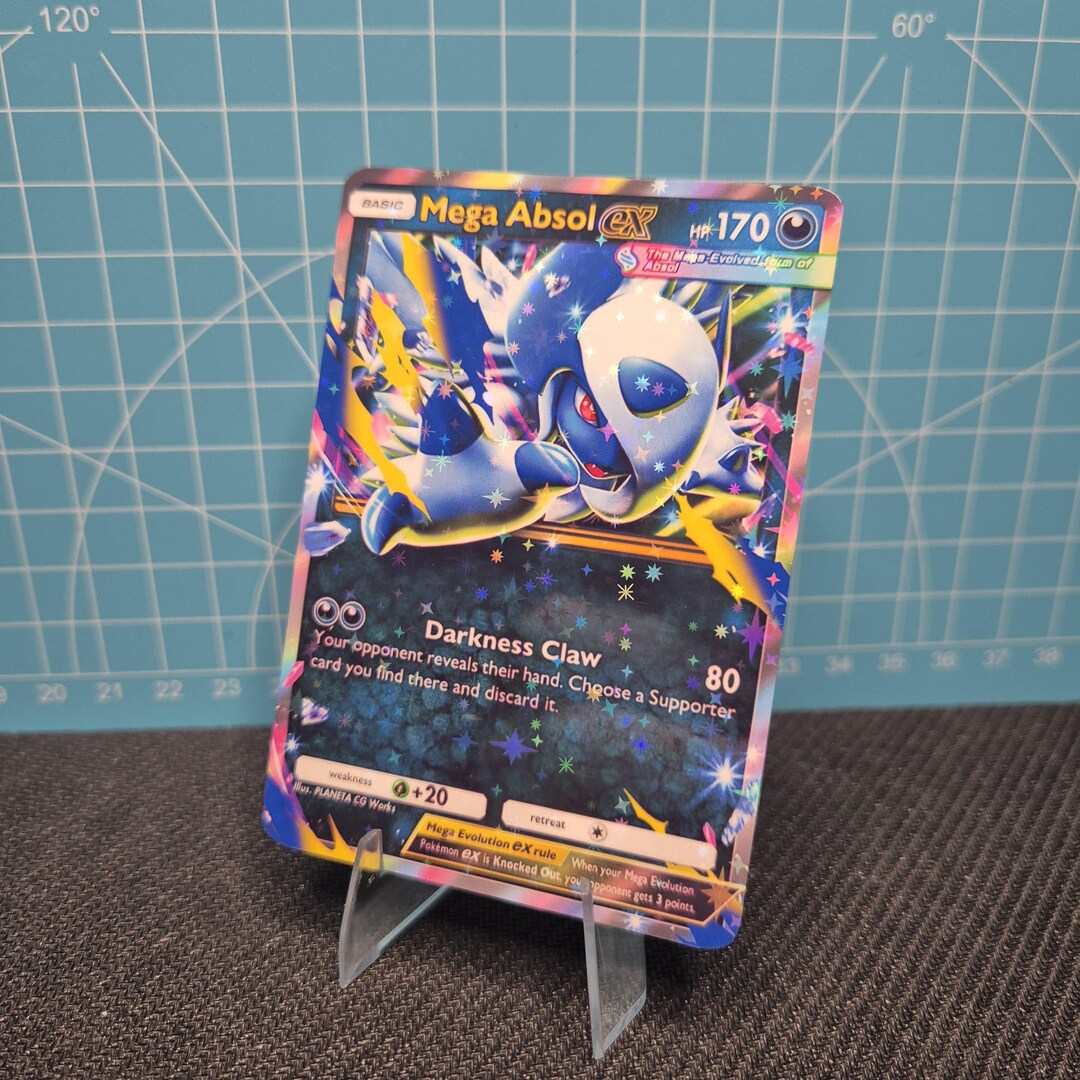 Mega Absol EX Promo-b 009 / Promo-b / Pokemon Tcg Quality Custom Card ...