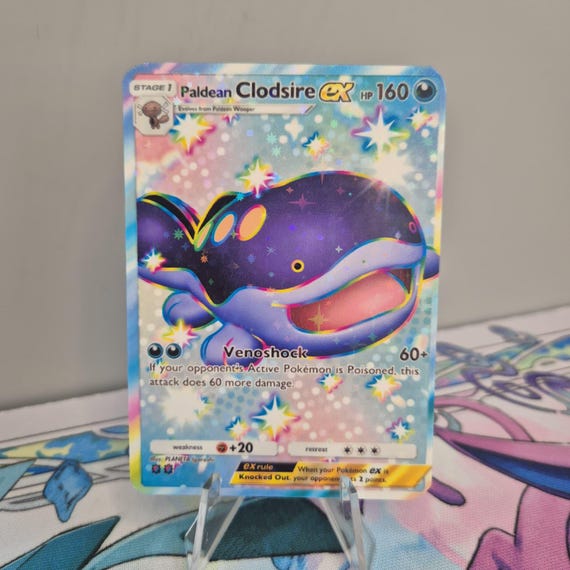 clodsire ex pokemon card POKMON CARD GAME sv4a 332/190 SSR