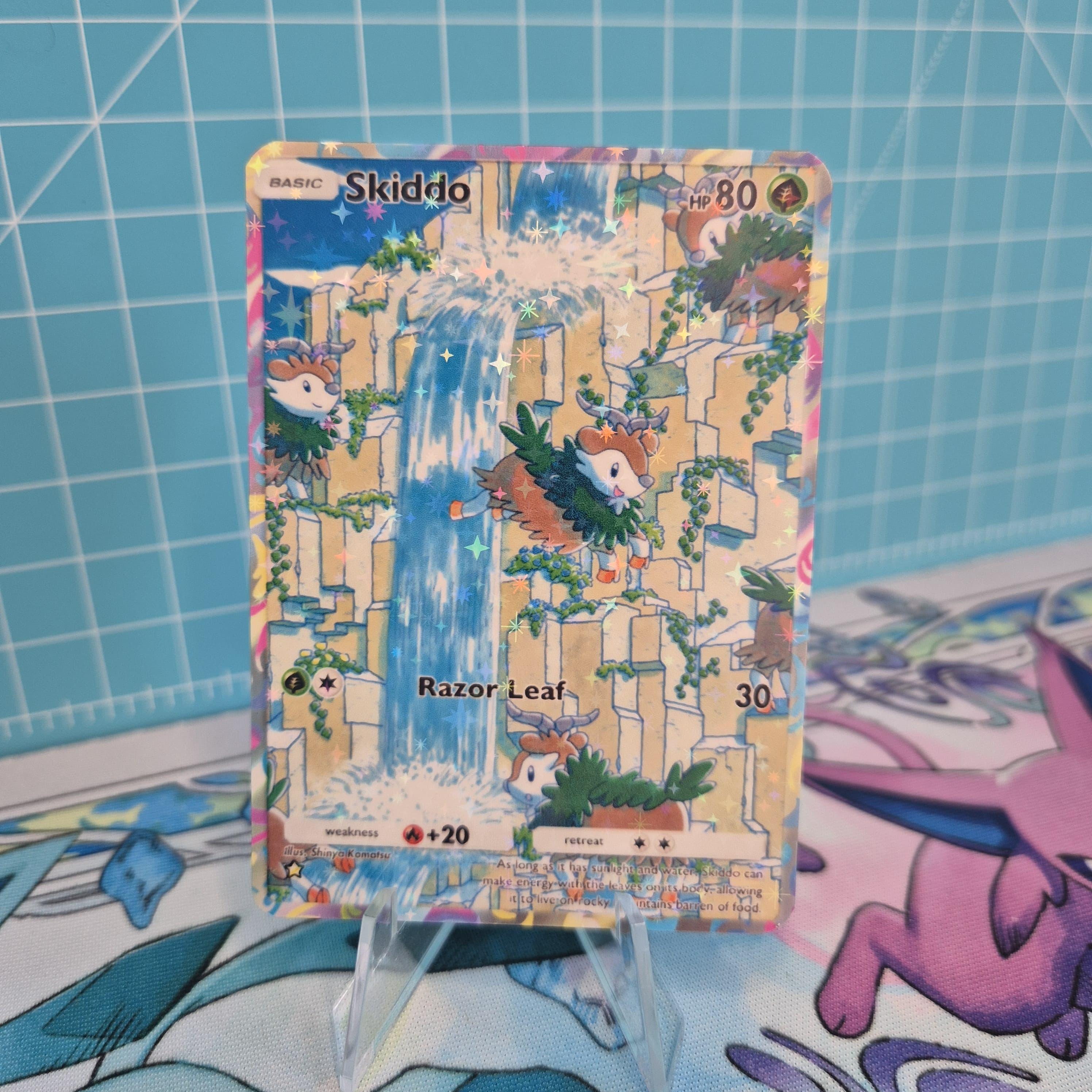 skiddo pokemon card Pokemon TCG Vivid Voltage Card