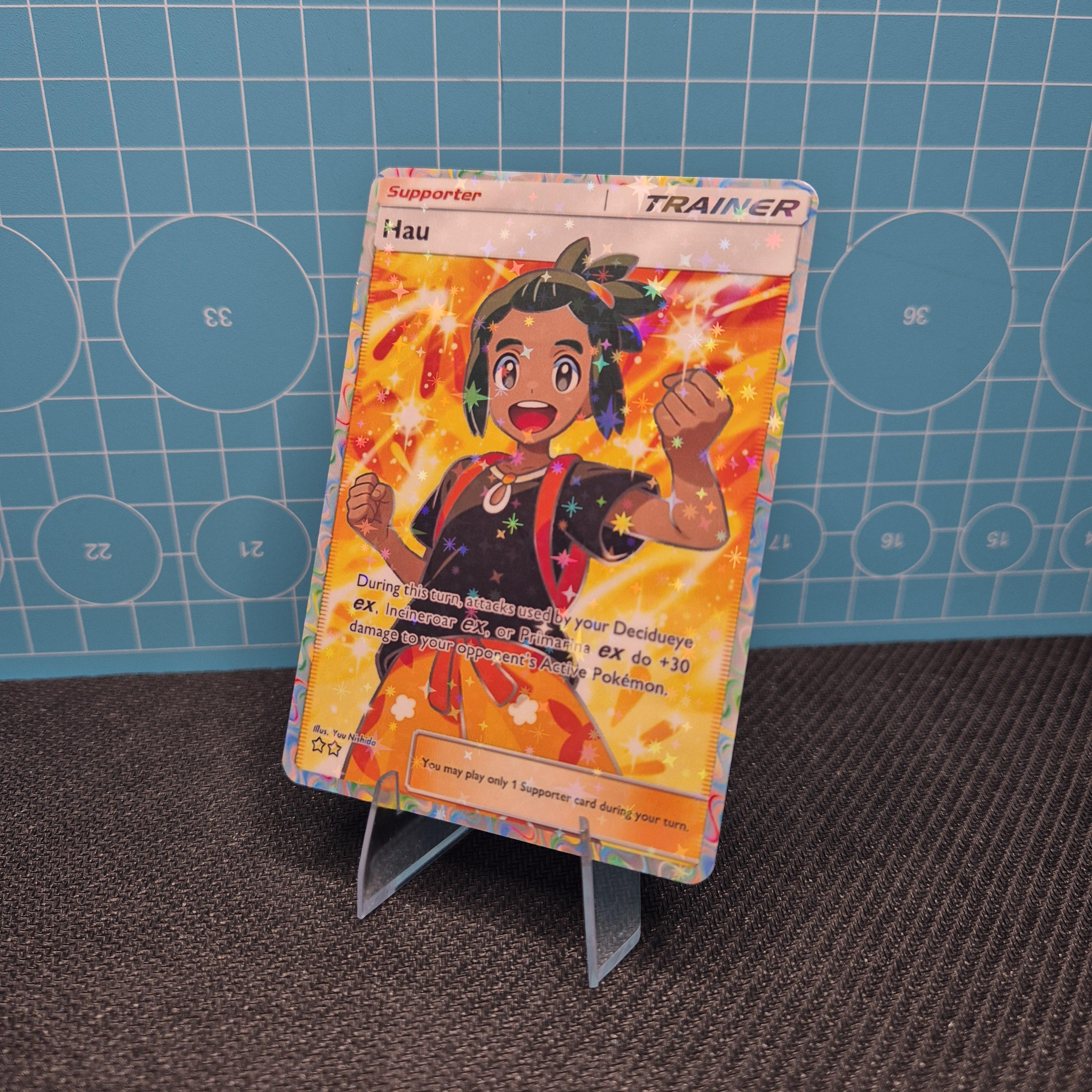 pokemon hau card Hau (Eevee Grove #68/107, 2-Diamonds)