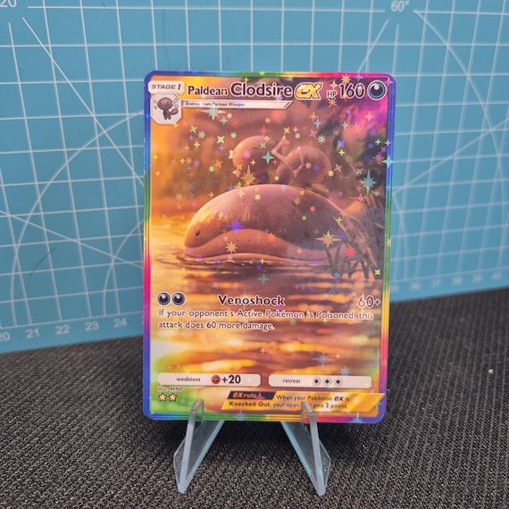 Paldean Clodsire EX A2b 93 / Shining Revelry / Pokemon tcg quality custom Card Paldean Clodsire EX A2b 93 / Shining Revelry / Pokemon tcg quality custom Card