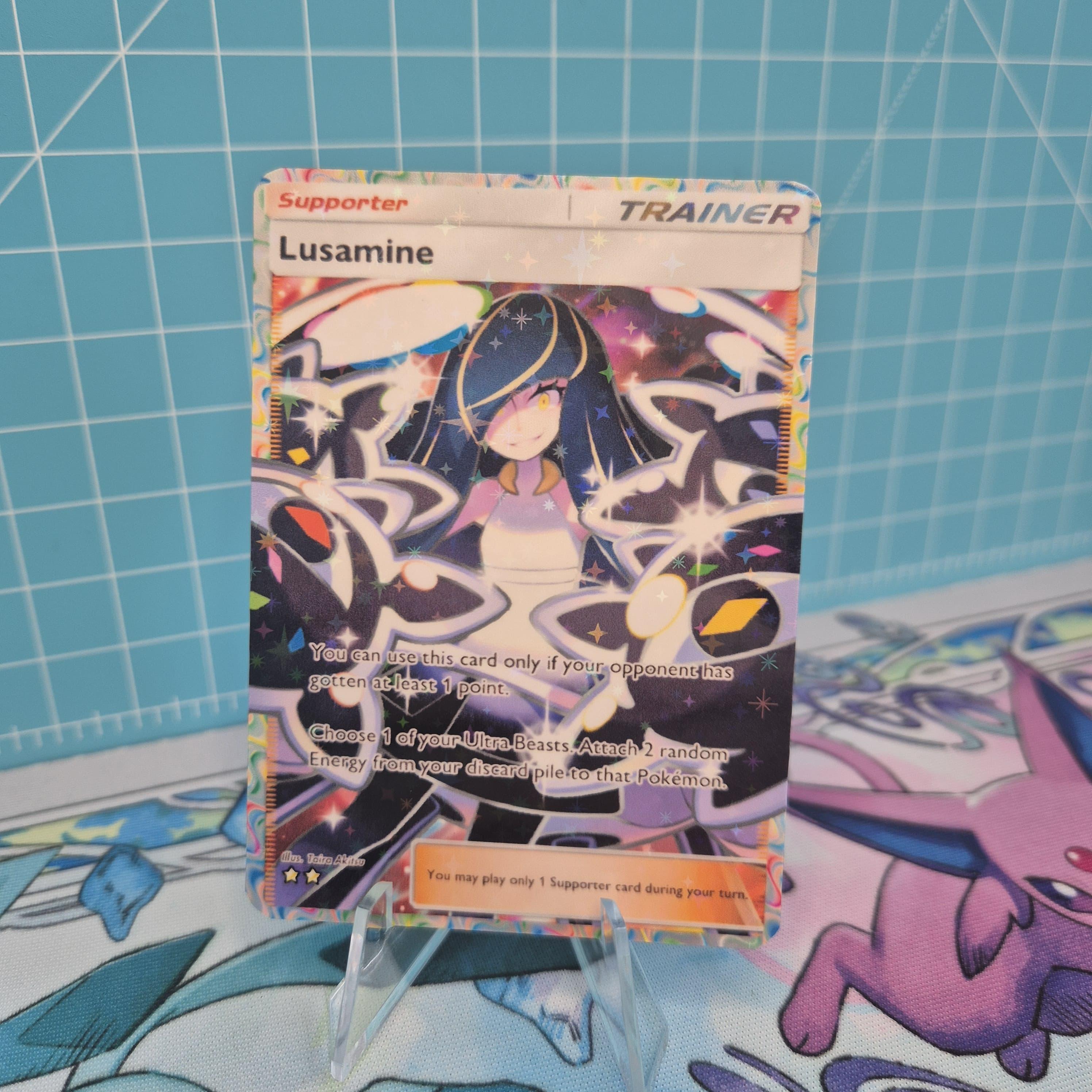 lusamine pokemon card price Lusamine (Deluxe Pack: ex #375/379, 2-Stars)