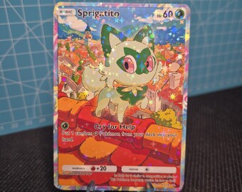 Sprigatito Promo-a 52 / Promo-a / Pokemon Tcg Quality Custom Card - Etsy