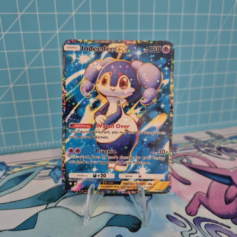 Indeedee EX B1 / Mega Rising / Pokemon Tcg Quality Custom Card - Etsy