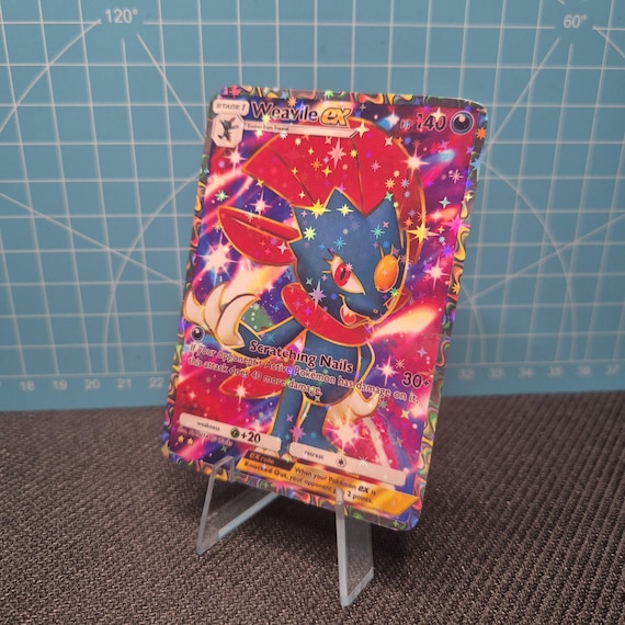 weavile ex pokemon card Weavile EX A2 186 / Space-Time Smackdown / Pokemon tcg quality Custom Card