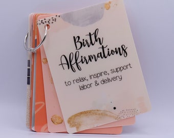 Birth Affirmation Cards by Made Mindful