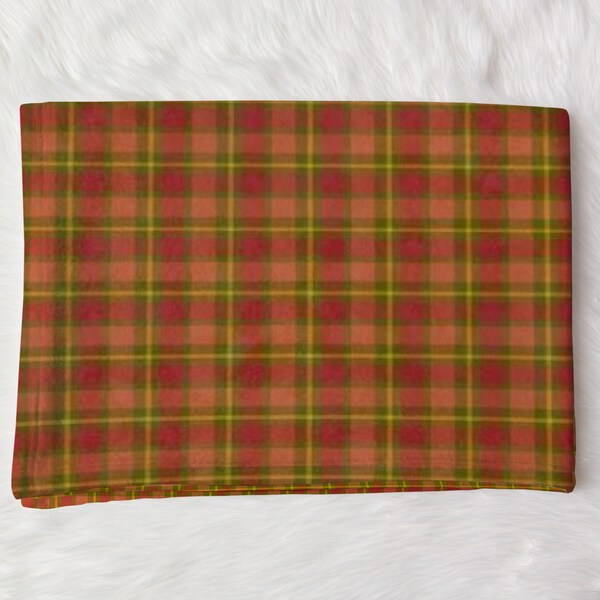 Plaid Throw Blanket Etsy