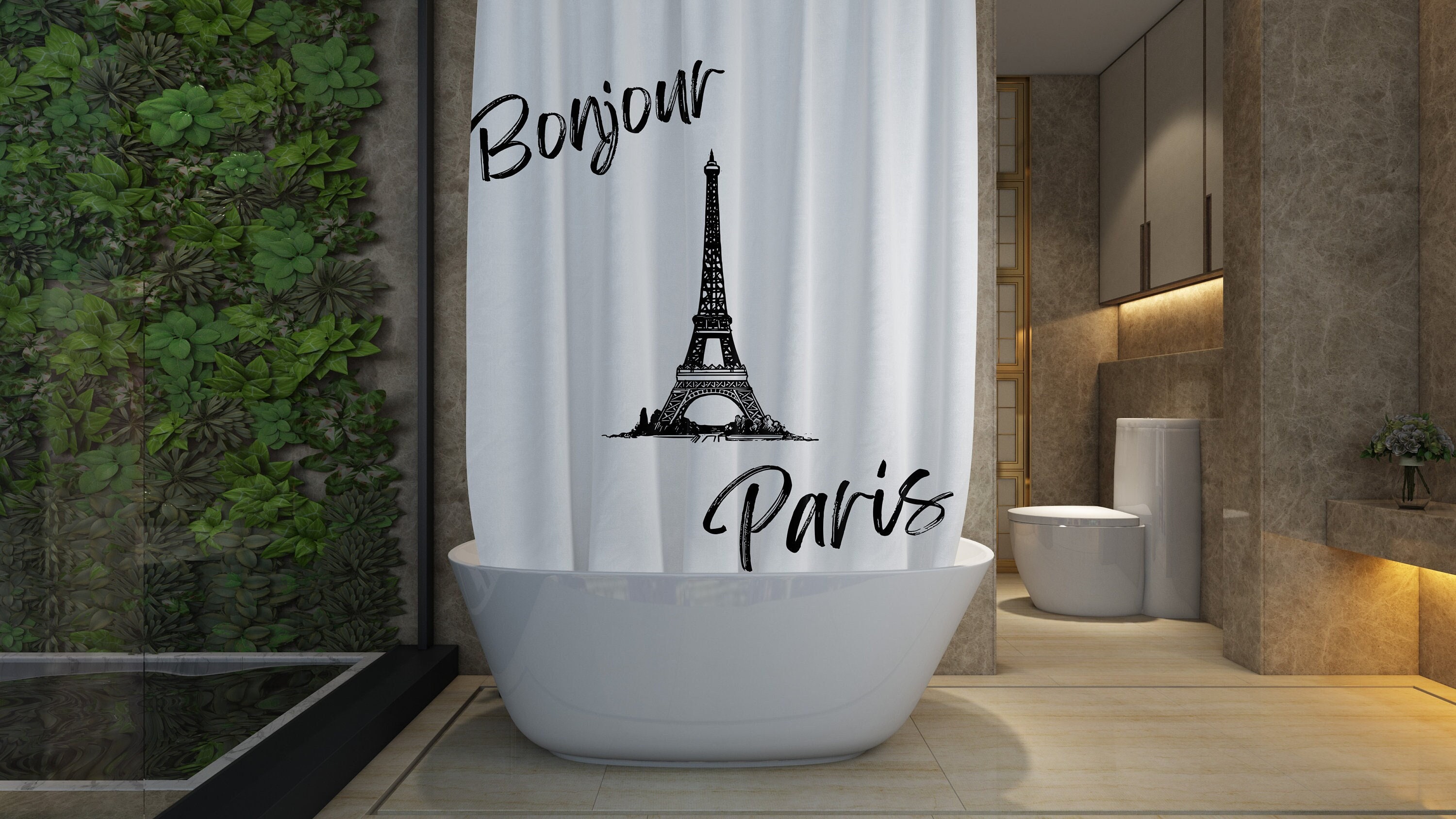 Chanel White And Black Flower Luxury Fashion Brand Shower Curtain And Bathroom  Set - Binteez