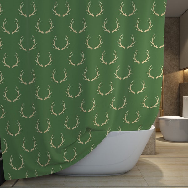 Cabin Shower Curtain Etsy