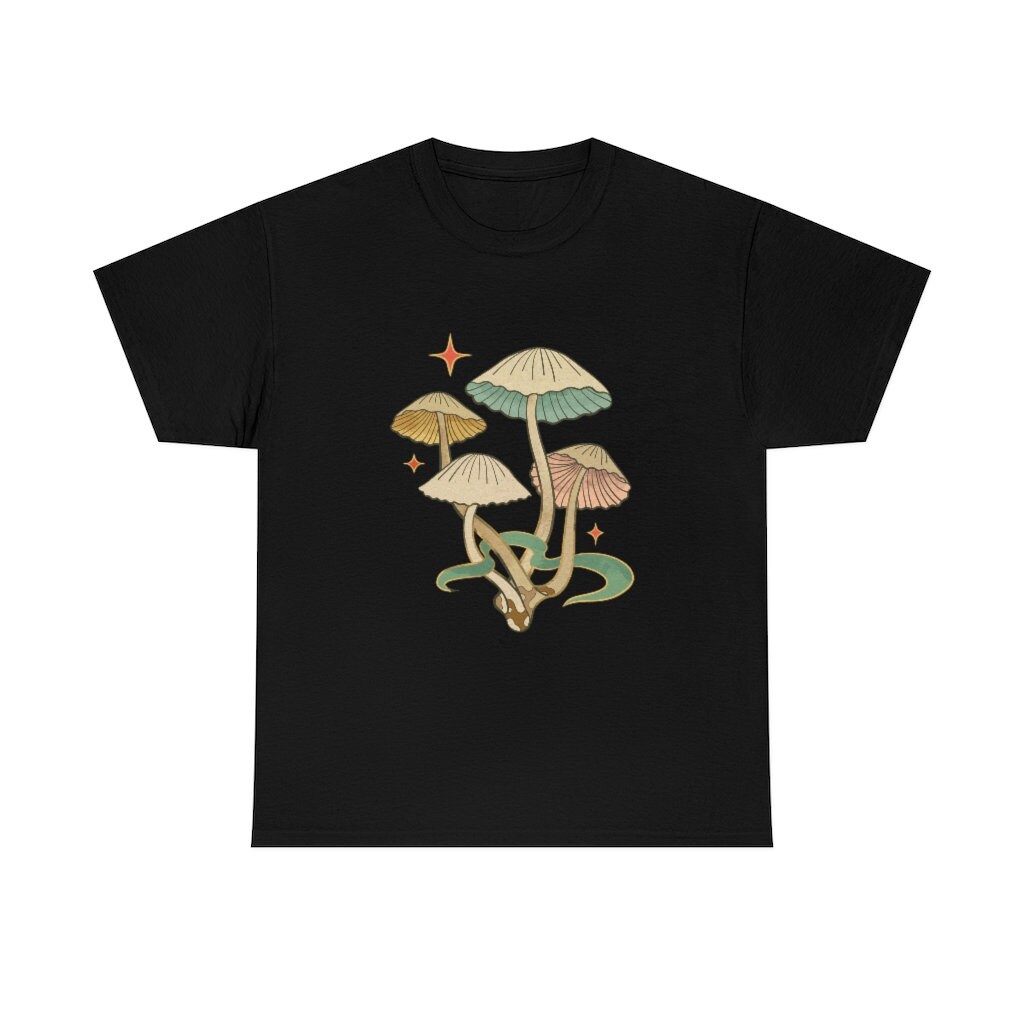 Mushroom Shirt, Magic Mushroom, Cottagecore Clothing, Cottagecore Shirt