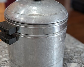 Vintage Sears Best Maid of Honor 8 Quart Aluminum W/Lid 3 PC Steamer Stock Pot, Food Blancher & Cooker 1960’s or 1970’s