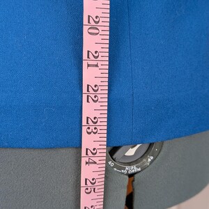 Pendleton Petite Wool Blazer Blue Vintage Women’s Jacket Tailored Career Coat Made USA, Size 4P image 17