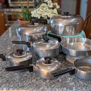 Vintage Magnalite 1.5 Quart Saucepan With Lid GHC USA Cast Aluminum Pot