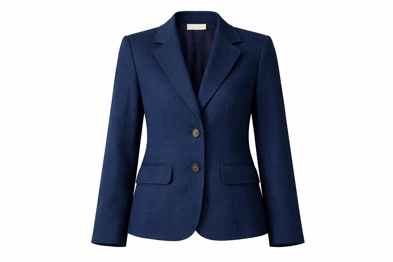 Blazer Pendleton Donna Petite 10, Blu Navy, Lana Vergine, 2 Bottoni, Made In USA Vintage