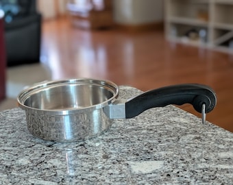 Vintage Saladmaster Stainless Steel Skillet | 18-8 Tri-Clad Pan Made in USA | Dallas Texas Cookware | Small Frying Pan