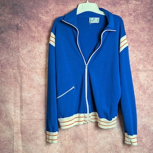 1990's  track jacket ドイツ製　4号　青色 Blue Track Jacket Vintage - Etsy