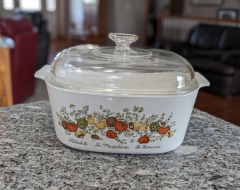 Baking Dish Corning Ware Spice Of Life Quart Vintage Corning Ware