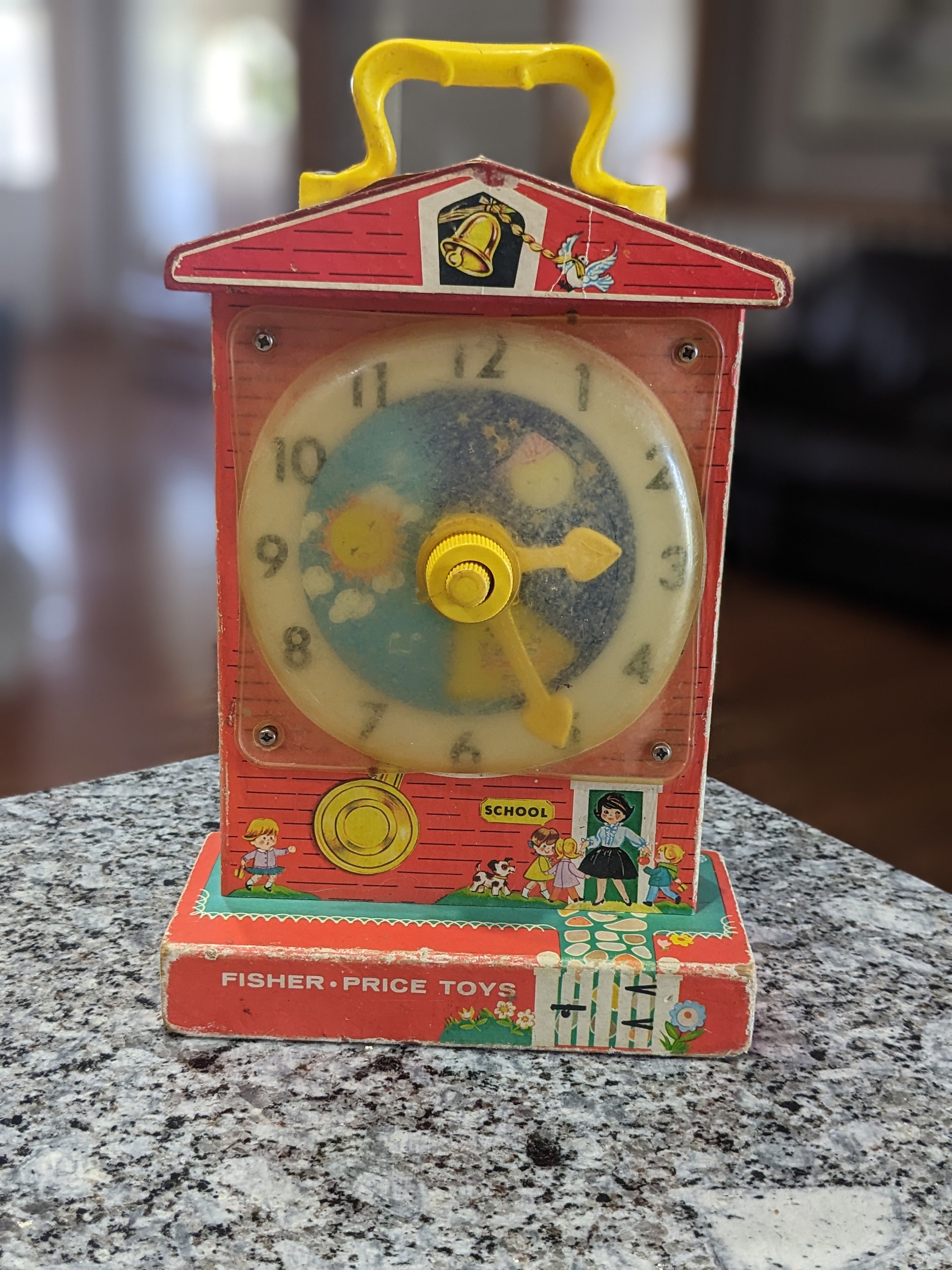 Vintage Fisher Price Learning Clock – 1960s Musical Toy - Etsy