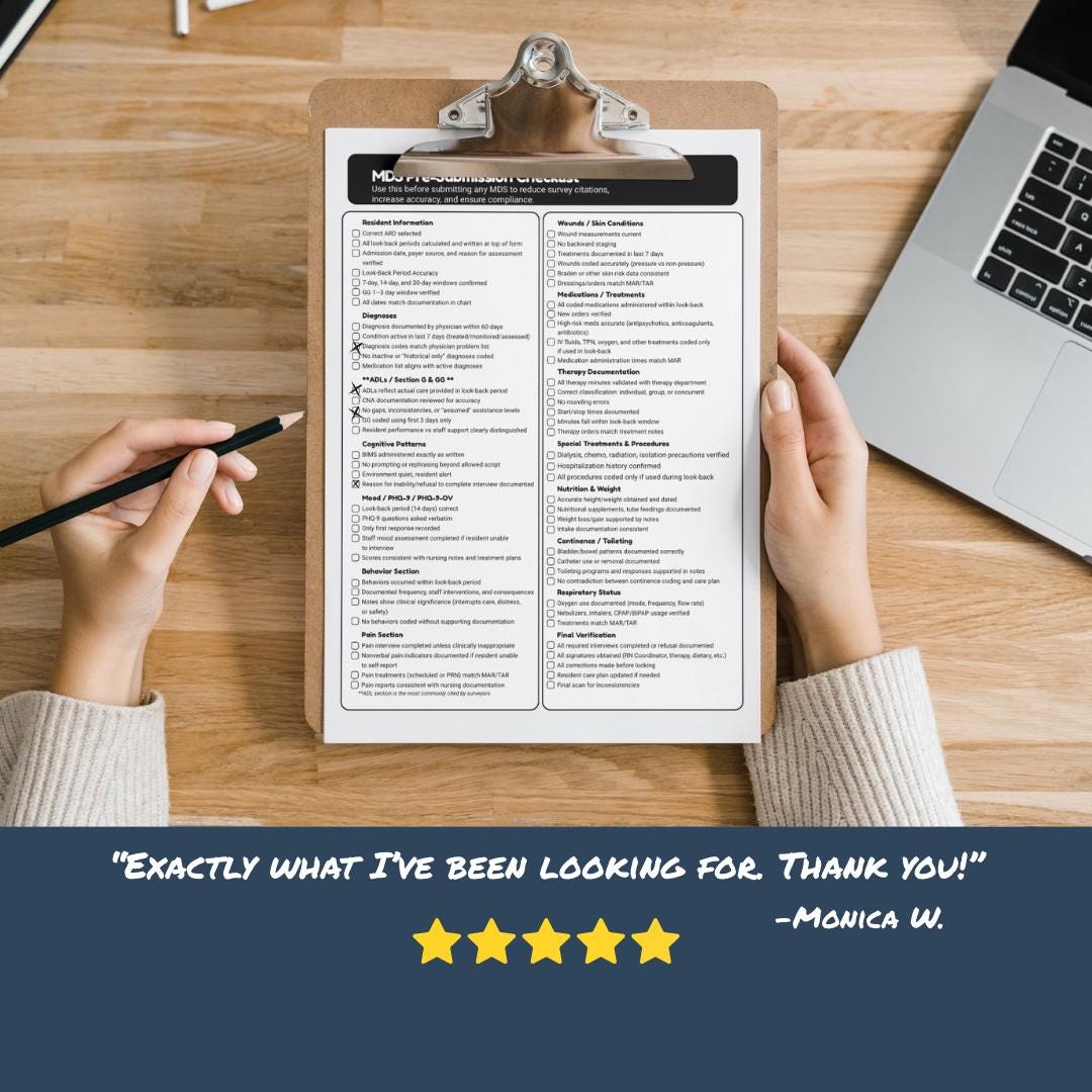 Bims Testing Form MDS Nurse Assessment Tools, BIMS Resident Interview Worksheet for Long ...