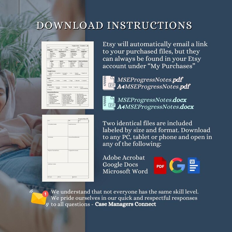 Mental Status Exam MSE Template, Printable Psychiatric Progress Note ...