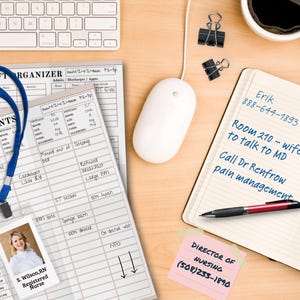 Redigerbar paket med schemaläggare för skicklig sjuksköterska: patientrapport, uppgiftsspårning, mallar för medicinering (PDF) bild 5