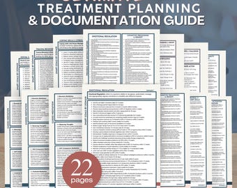 Therapy SMART Goals, Progress Notes, MI Questions, Meditation Scripts (Digital Download)