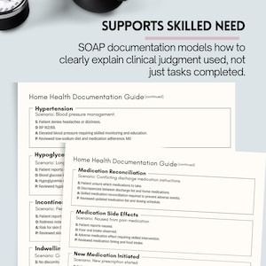 Home Health Nurse Documenting Examples, Skilled Nursing Visit Note ...
