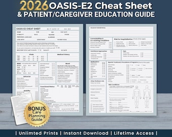 Aide-mémoire OASIS E2 – Début des soins pour les infirmières à domicile – Outil d’évaluation et de documentation de l’admission des infirmières à domicile (téléchargement PDF)
