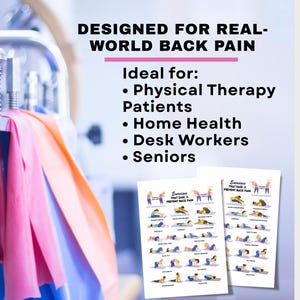 Back Pain Relief Exercises For Seniors, Senior Workout Routines, Lower Back Exercises, Lower Back Pain Workout Program image 4