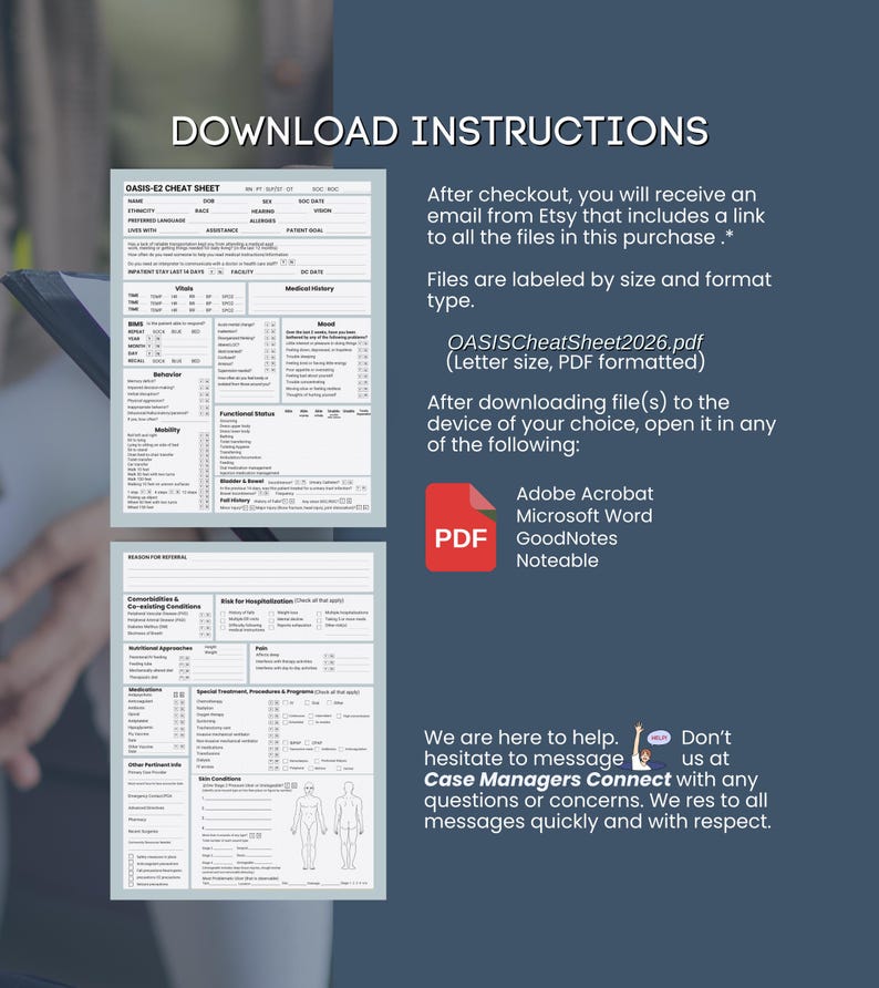 OASIS-E2 Cheat Sheet: Home Health Nurse OASIS E1 Start of Care Skilled ...