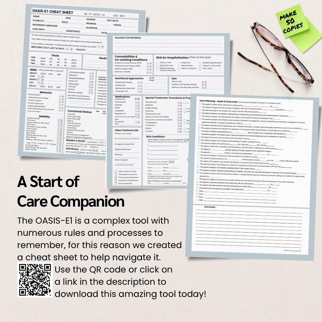 Home Health Nurse Visit Form: Skilled Nursing Patient Assessment ...