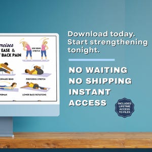Back Pain Relief Exercises For Seniors, Senior Workout Routines, Lower Back Exercises, Lower Back Pain Workout Program image 7