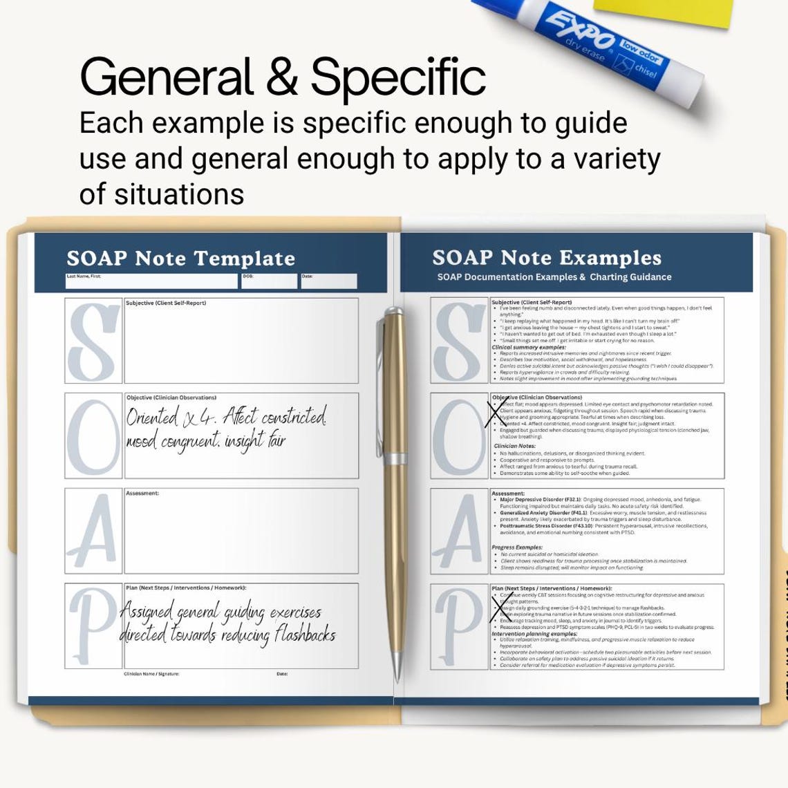 SOAP Note Therapy Cheat Sheet, Psychotherapy Documentation Samples ...