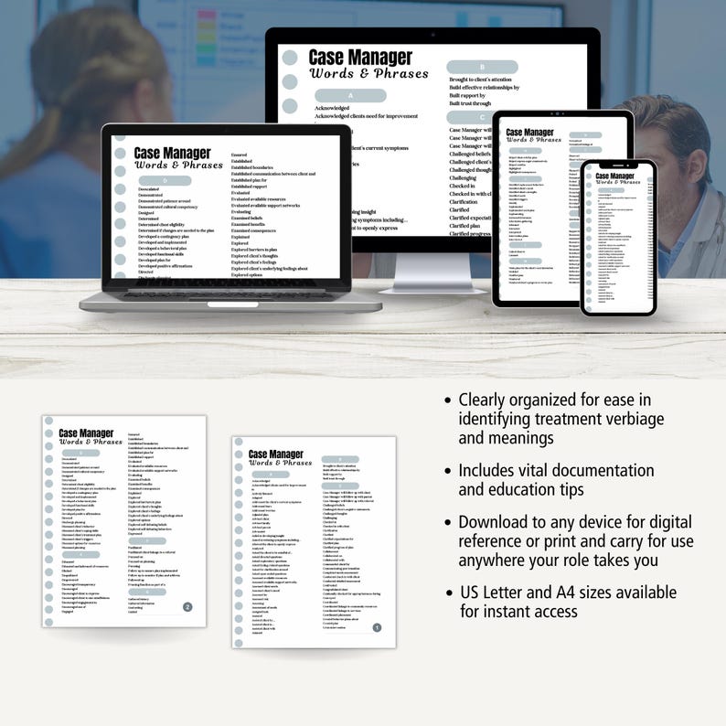 Case Manager Transcript Case Manager Cheat Sheet - Documentation Verbiage, Interventions ...