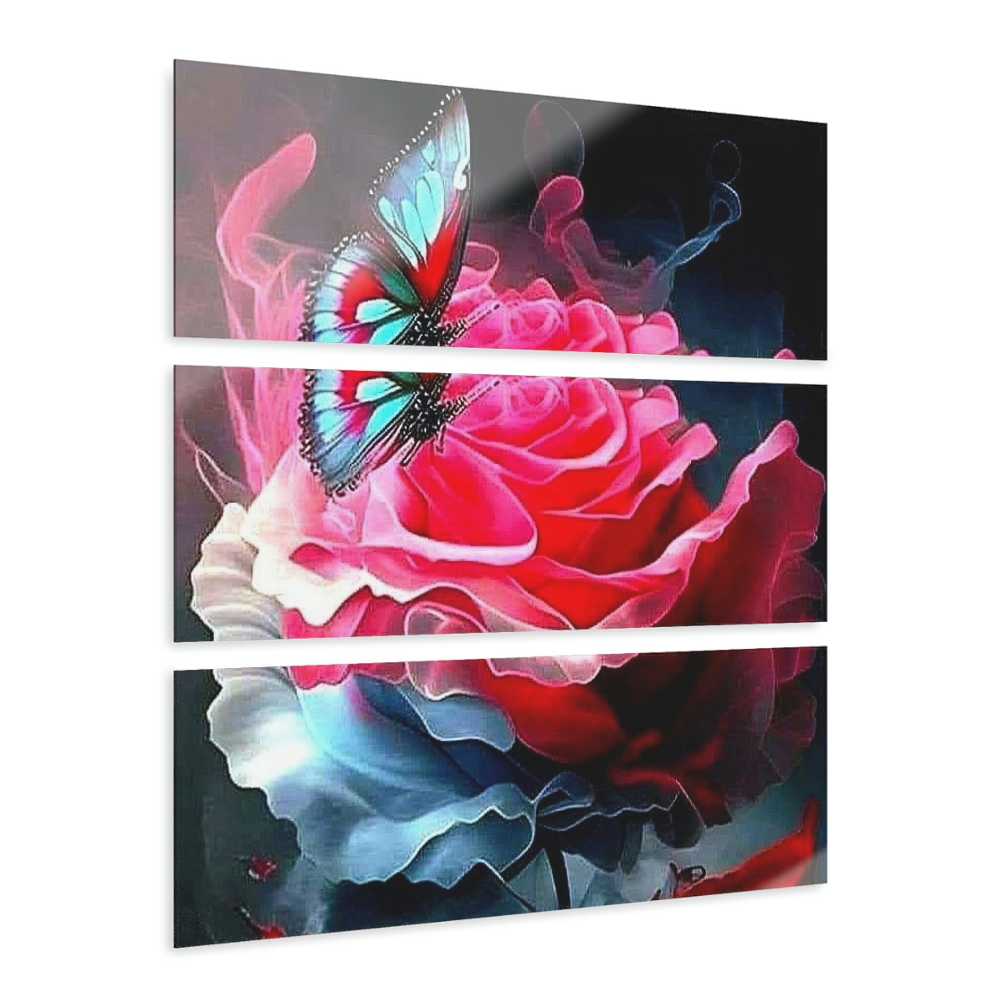 Acrylic Prints triptych, Acrylic Print Wall Art, Custom Acrylic Print, Modern Abstract Wall Art